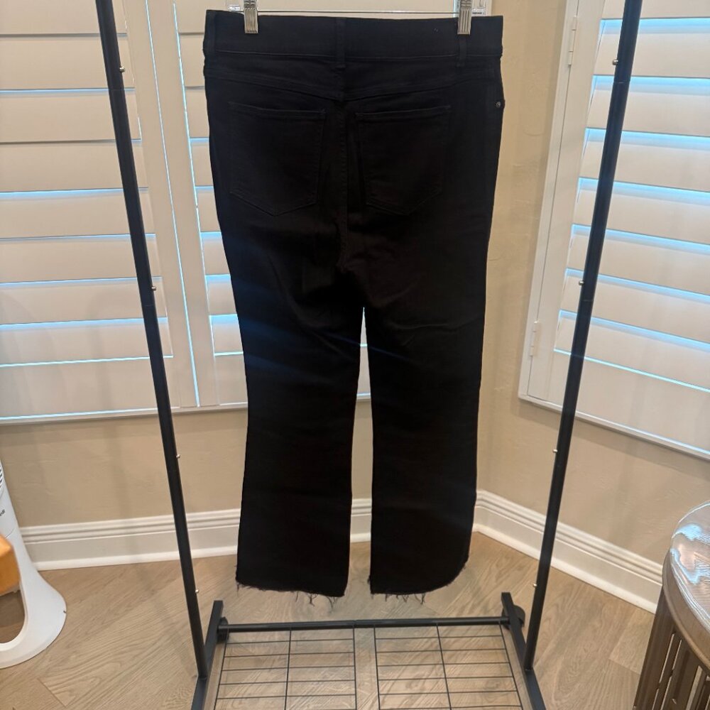 SPANX Black raw edge jeans, Size L - Picture 3 of 3